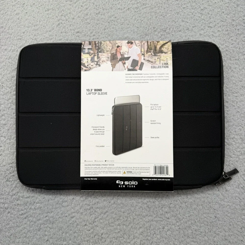 Solo New York PRO113-4 Link Collection Black 13.3